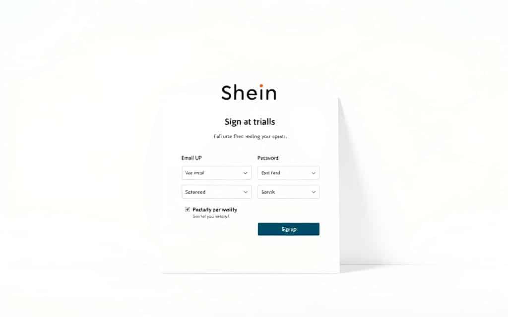 Shein trial sign-up