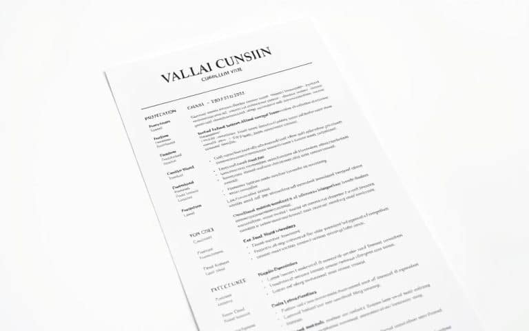 currículo profissional
