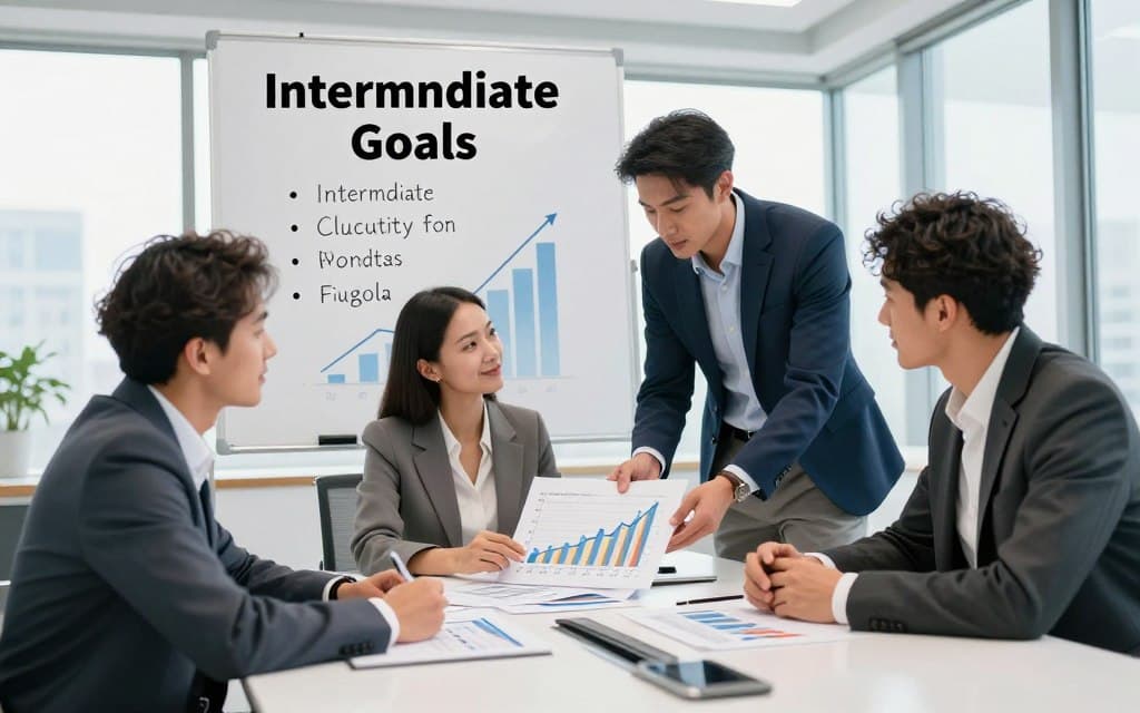 metas financeiras intermediárias