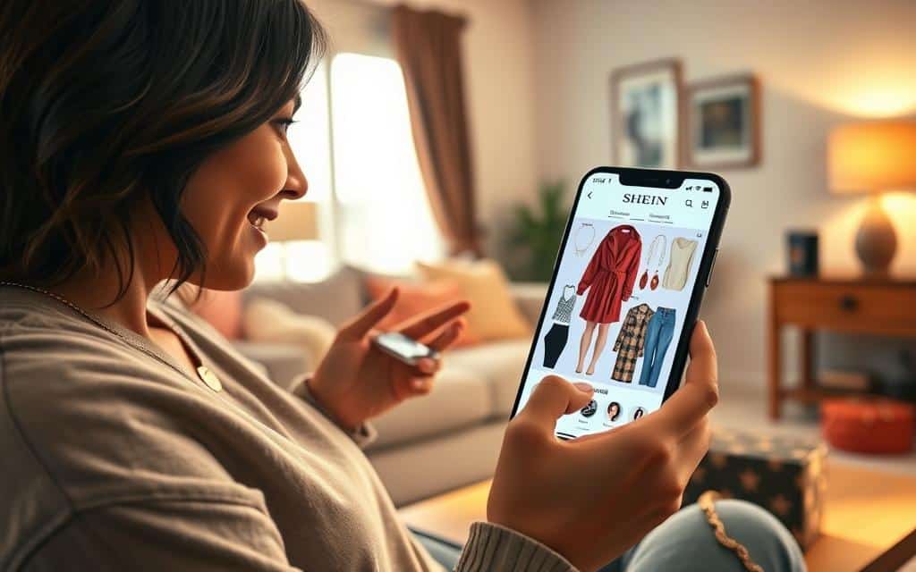 Compras móviles en la aplicación de SHEIN